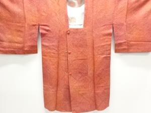 檜垣模様織出しロング道行コート